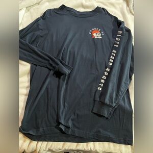 Navy Long Sleeve Graphic Tee